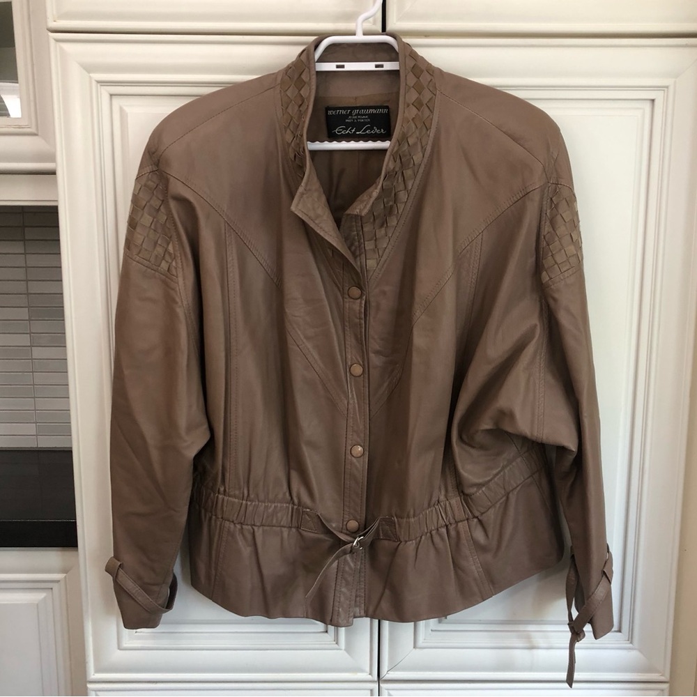 Werner Graumann leather women’s jacket